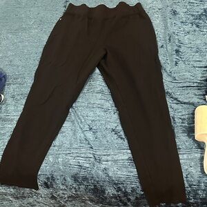 Black High-Waisted knit Pants